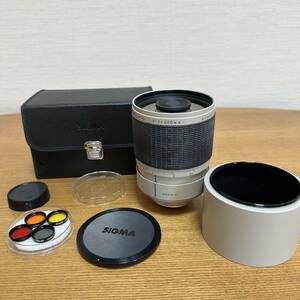 SIGMA/シグマ MIRROR-TELEPHOTO MULTI-COATED ミラーレンズ 1:8 f=600mm キャノン用■ケース/フィルター付