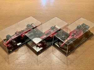 1/24 ディアゴスティーニ フェラーリF1 ビッグスケールコレクション 1〜3巻 F1-75:ルクレール/SF71H:ライコネン/F1-2000:シューマッハ