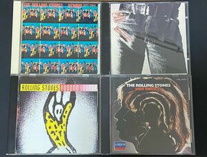 【4枚セット】The Rolling Stones, ザローリングストーンズ／STICKY FINGERS,REWIND(1971-1984),HOT ROKS 1,VOODOO LOUNGE