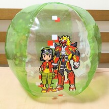 デジモン ビーチボール 空ビ 空気ビニール風船 ロッテリア 非売品_画像1