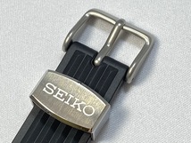 R02X011J0 SEIKO プロスペックス マリンマスター プロフェッショナル 20mm 純正ウレタンバンド ブラック SBDX017用 ネコポス送料無料_画像6