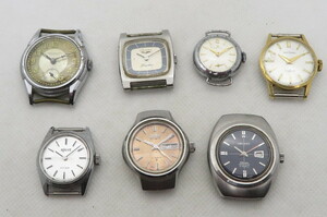 1円～【機械時計】GLORY/nicot/SEIKO/ORIENT/LONGINES グローリー/ニコット/セイコー/オリエント/ロンジン 7個まとめて　10-13-74