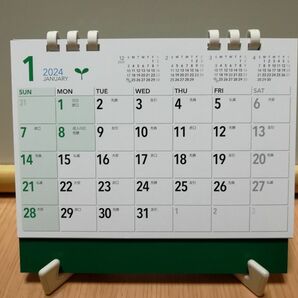 卓上 カレンダー 2024 ECO COLOR DAYS