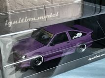 ★1/18 ignition model ミニカー RWB AE86 Matte Purple COROLLA レビン IG パープル_画像2