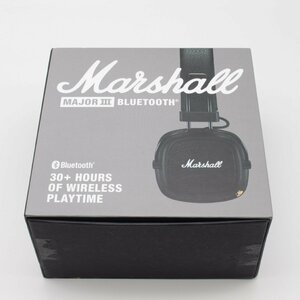 0576▲ Marshall ワイヤレス Bluetooth ヘッドホン ヘッドフォン MAJOR III BLUETOOTH B07CDZD8B7 ダイナミック型 ブラック