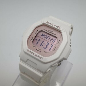 0598〇/CASIO 腕時計 BABY-G BG-5606-7BJF 耐衝撃構造 10気圧防水 ELバックライト レディース ホワイト【1124】