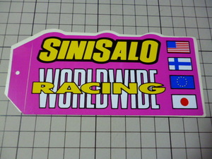 正規品 SINISALO RACING ステッカー (123×62mm) シニサロ レーシング