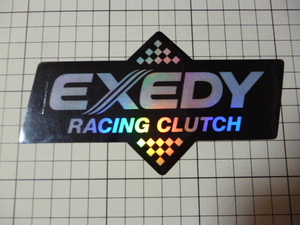 正規品 EXEDY RACING CLUTCH ステッカー (ホログラム/155×85mm) エクセディ レーシング クラッチ