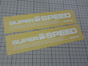 正規品 interhouse SUPER i SPEED ステッカー 2枚 当時物 です(220×52mm) インターハウス スーパー iスピード アイスピード ホイール