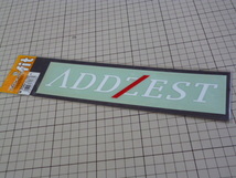 ADDZEST ステッカー 当時物 です(切り文字/215×39mm) アゼスト Clarion クラリオン_画像1