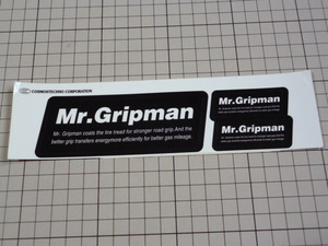 正規品 COSMOSTECHNO Mr.Gripman ステッカー (1シート) コスモテクノ ミスターグリップマン