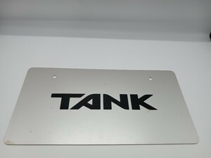 トヨタ　タンク　ナンバープレート　ディーラー品　新車　イベント　展示用　非売品　マスコットプレート