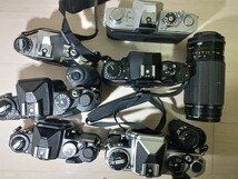 【整理業者委託品】 Nikon FE2 Canon A-1 ftb PENTAX ME NIKON MD-12 フィルムカメラ 6台まとめて ジャンク品 1円スタート 昭和レトロ_画像9