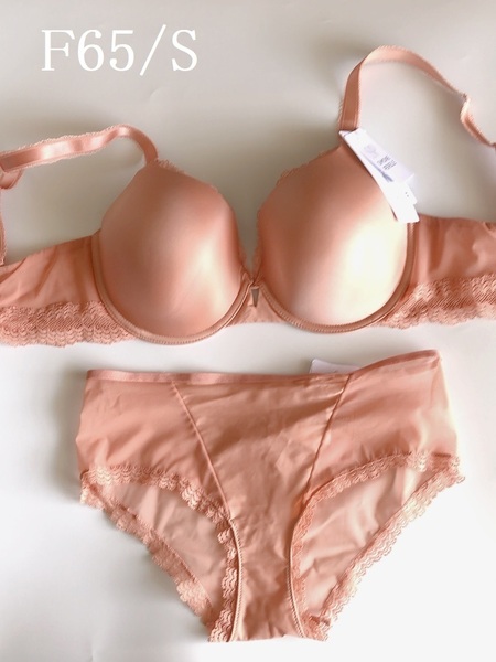 F65+S☆Simone Perele　シモーヌ ペレール　高級海外ランジェリーセット　ピンク