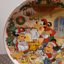 ディズニーランド　絵皿　Christmas1992 飾り皿　TDL　ミッキー　MADE IN JAPAN_画像3