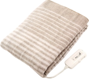 電気毛布 敷き毛布 丸洗い可 頭寒足熱配線 ダニ退治 抗菌防臭 130×80cm