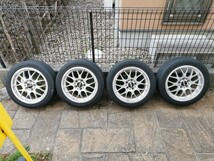 BBS RG710 17インチ 7J 114.3 5穴　オフセット42 4本セット 215/ 50/ZR17 タイヤ付き　_画像1