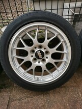 BBS RG710 17インチ 7J 114.3 5穴　オフセット42 4本セット 215/ 50/ZR17 タイヤ付き　_画像6