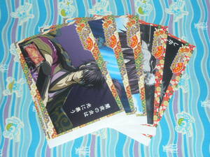 2011年 祝 テレビアニメ再開！ 銀魂 in ナムコ ナンジャタウン フード特典ステッカー 5枚セット / 高杉 晋助