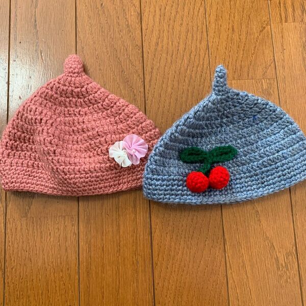 ニット帽 どんぐり帽子 ハンドメイド