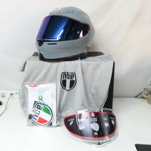 【美品】【シールド2枚】【アジアンフィット】AGV K6 フルフェイスヘルメット Sサイズ NARDO GRAY グレー バイク 二輪 ツーリング 人気