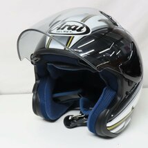 【新品同様】【美品】【レア】【希少】Arai アライ SZ-F RETRO ジェットヘルメット XLサイズ レトロ バイク 二輪 オートバイ スクーター_画像3