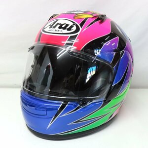 【美品】Arai アライ QUANTUM-J SAKATA クアンタムJ サカタ フルフェイスヘルメット Lサイズ バイク 二輪 オートバイ ツーリング 人気