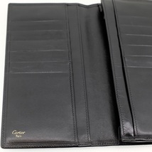 Cartier カルティエ パシャライン 長財布（小銭入れあり） 黒 カーフレザー L3000131 箱 ギャランティカード_画像4