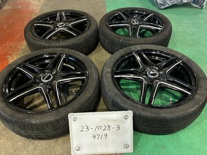 ★社外 Laffite 16インチ アルミ ホイール　4本　16x5J +45 PCD100 4穴 ハブ径67　タイヤ おまけ程度 165/50R16　ワゴンR 外し★