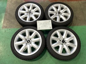 ★DBA-SV16 BMW ミニ クーパーS R56　純正 17インチ アルミ ホイール　4本　17×7J +48 PCD100 4穴 ハブ径60　205/45R17★