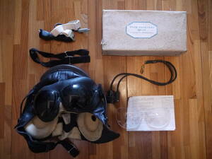  leather helmet goggle attaching 