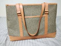 hartmann ハートマン TWEED TOTE BAG ウォルナットツイード トートバッグ _画像2