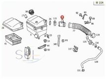 ベンツ W202 W124 W210 W140 R129 エアマスセンサー エアフロメーター E280 E300 E320 C280 S320 SL320 0000940548 出荷締切18時_画像2