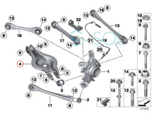 BMW F30 F31 F34 リア キャンバーアーム コントロールアーム 左右セット 320i 320d 320iX 320dX 328i 335i 33326867540 出荷締切18時_画像2