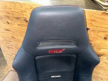 引き取り可　H24年　インプレッサ　WRX　STi　GVF　RECARO　純正運転席シート　レカロ　中古品_画像5