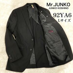 【至福の一着】Mr.JUNKO/JUNKO KOSHINO/ジュンコ・コシノ●テーラードジャケット●黒・ブラック●92YA6(Lサイズ相当)