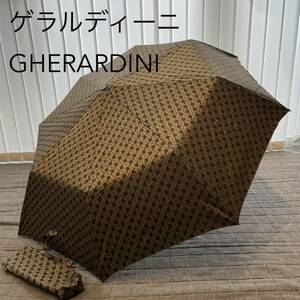 ゲラルディーニ GHERARDINI 折り畳み傘 傘 ロゴ 総柄