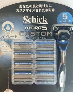 Schick(シック) ハイドロ5 カスタム 本体(刃付き)＋替刃8個