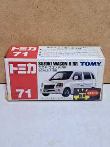 71 スズキ ワゴンR RR 2001 新車シール青 TOMY ロゴ 中国製 開封品 トミカ ミニカー 説明文参照