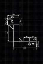 ヒッチメンバーかさ上げアダプター50mm 2インチ対応 ヒッチキャリア　サイクルキャリアランドクルーザージムニー　サーフ_画像2