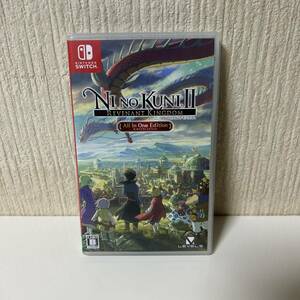 中古品　Nintendo Switch ソフト　NINOKUNI Ⅱ 二ノ国II レヴァナントキングダム All In One Edition 現状品