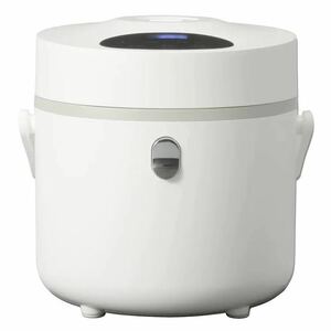 新品　未開封　オーム電機 マイコン炊飯器 3合炊き 低糖質ご飯が作れる 玄米 おかゆ コンパクト シンプル ホワイト 白 COK-SH300A-W 保管品