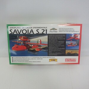 ★未組立★ 紅の豚 SAVOIA S.21 1/48 プラモデル/試作戦闘飛行機 FG-1/ファインモールド　80