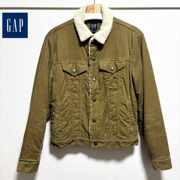 GAP コーデュロイ トラッカージャケット カーキブラウン