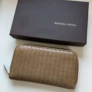 ボッテガヴェネタ　BOTTEGA VENETA 長財布　キャメル　レディース 　送520