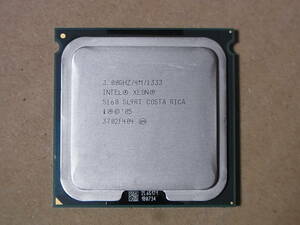 ■Intel Xeon 5160 SL9RT 3.00GHz/4M/1333 Woodcrest最速 LGA771 2コア (Ci0763)