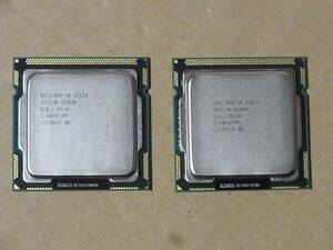 ★2個セット★Intel Xeon X3430 SLBLJ 2.40GHz 8MB Lynnfield LGA1156 4コア 4スレッド (Ci0779)