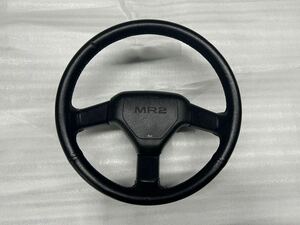 TOYOTA トヨタ AW11 AW10 MR2 純正レ ザー ステアリング ハンドル 後期 前期 MT MR-2 TRD TOMS トムス