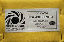 【未使用】鉄道模型 Oscale New York Central サンセットモデル　13 DBL BEDROOM SLEEPER _画像9