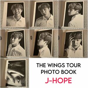 【J-hope ホソク ホビ】BTS THE WINGS TOUR PHOTO BOOK postcard フォトブック 写真集 ポストカード フェイスフォト